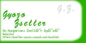 gyozo zseller business card